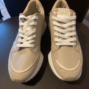 DKNY Beige Sneakers size 9.5